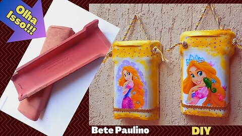 ARTESANATO COM TELHAS/FAÇA VOCÊ MESMO/DIY/