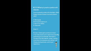 NCLEX-RN Professional standard quiz questions with rationals