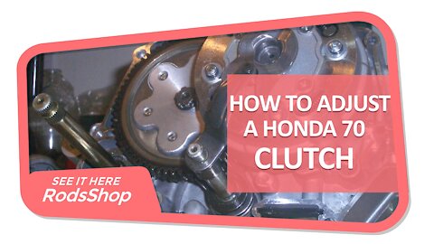 Honda Mini Trail Automatic Clutch Adjustment