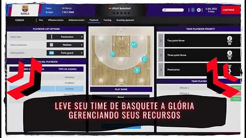 International Basketball Manager 23 - Leve seu Time de Basquete a Glória Gerenciando seus Recursos