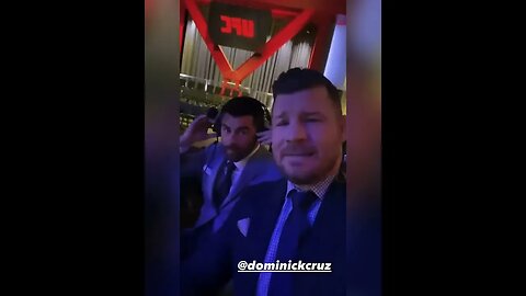 Michael Bisping asking Dominick Cruz if he has done his research