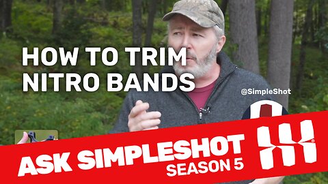 How to trim Nitro Slingshot Bands?