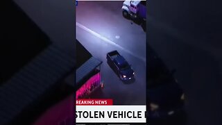Suspect ESCAPING POLICE IN REVERSE!
