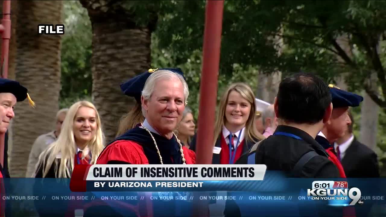 Native UArizona students claim President Robbins made insensitive comments