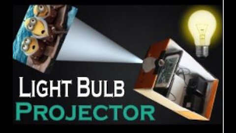 How to Make Smartphone Projector Without Magnifying Glass, Using Bulb