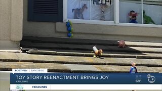 Toy Story reenactment brings joy