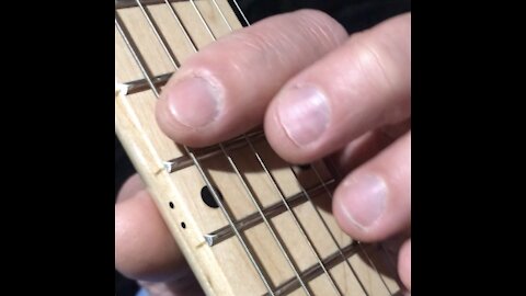 Learning Guitar, One Half Step At A Time. From E to Eb at the 12th and 11th fret of low E string