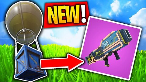 NEW! "AIR STRIKE LASER" GUN in FORTNITE! New LEGENDARY & EPIC Guns, Grenades Fornite Battle Royale