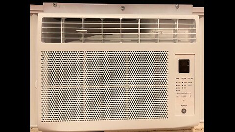 UnBoXing & Look at GE 250 Sq. Ft. 6000 BTU Window Air Conditioner White Model AWCS06BWB SKU 6562084
