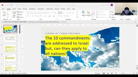 Clouds of Torah Presents:10 commandments are addressed to Israel but, can they apply to all nations?