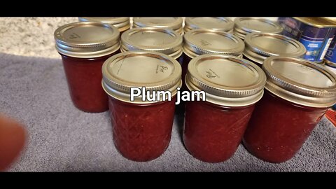 Plum Jam #canning #plumjam #jam