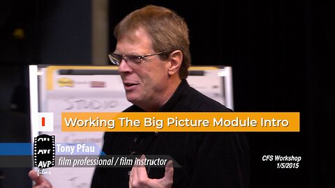 Working the Big Picture Training by Tony Pfau - Intro