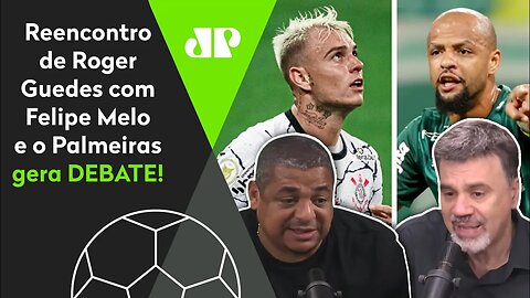 "O Roger Guedes é ODIADO no Palmeiras? QUER APOSTAR que..." Veja DEBATE antes do DÉRBI!