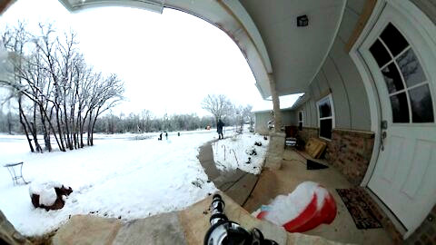 Snow Sledding Time Lapse