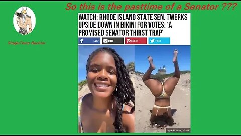 US senator is Twerking on the beach #shorts