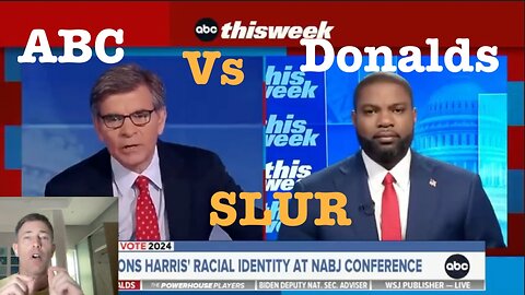 Byron Donalds + Trump Accused of "SLURS" Against Kamala by Corporate Media