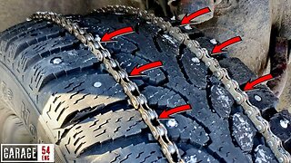 Bicycle Chains to Improve Cornering on Ice - will it work?