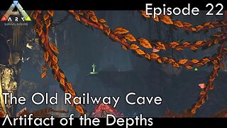 The Old Railway Cave. Artifact of the Depths - Ark Survival Evolved - Aberration EP22