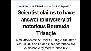 Scientist Claims To Have Answer To The Bermuda Triangle Mystery Paranormal News