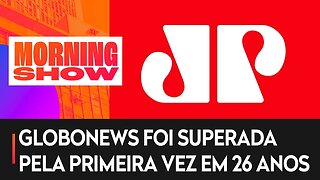 Jovem Pan News faz história e tira GloboNews da liderança