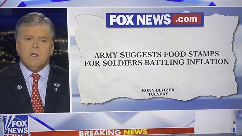 Biden administration suggesting military families go on food stamps￼