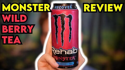 Monster Rehab WILD BERRY TEA Review