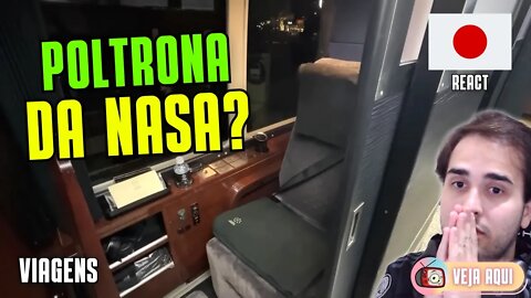 O ÔNIBUS mais LUXUOSO do JAPÃO: o "Dream Sleeper"! Essa poltrona é da NASA?! | Veja Aqui Reacts