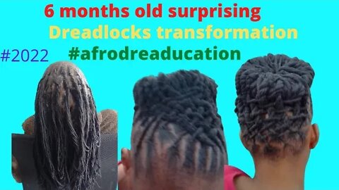 Dreadlocks transformation on 6 years old #locs locs | #Dreaducation #afrodreaducation #locsjourney