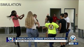 Church hosts active shooter training in West Palm Beach