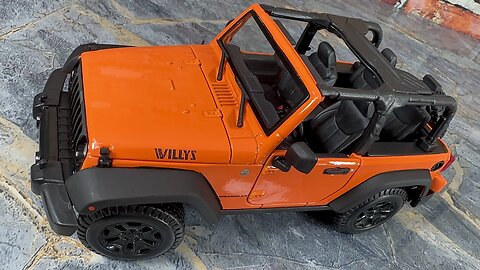 UNBOXING JEEP WRANGLER WILLYS | 1/18 DIECAST | MAISTO | CINEMATIC REVIEW BY MOVLO