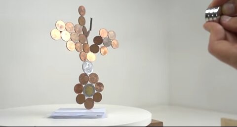 Coins in a magnetic field Magnetic Games