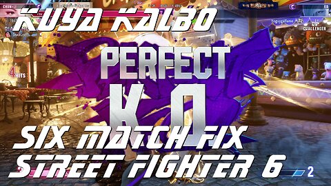 Kuya Kalbo Six Match Fix with Chun Li on Street Fighter 6 as Puyat 03-10-2024