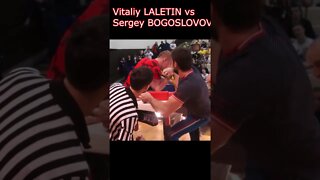 Vitaly Laletin vs Sergey Bogoslovov | Armwrestling Battle