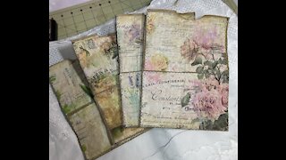 Part 1 Flower Garden journal in Bag Series