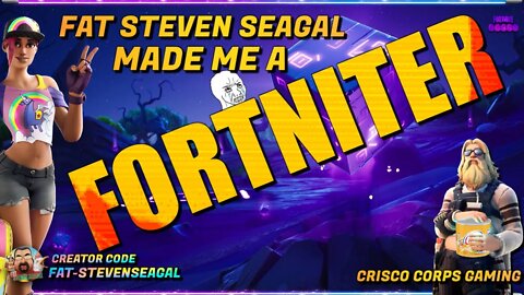 🔴LIVE #FORTNITE 🔵 FAT STEVEN SEAGAL MADE ME A FORTNITER!