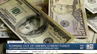 Running out of unemployment funds