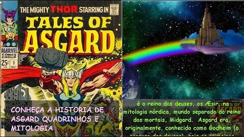 A HISTORIA DE ASGARD - A MORADA DOS DEUSES DA MITOLOGIA NORDICA #comics #mitologia #comics