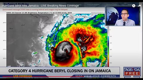 Re_Hurricane Beryl Hits Jamaica