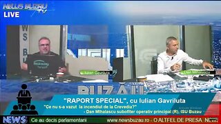 LIVE – TV NEWS BUZAU – "RAPORT SPECIAL", cu Iulian Gavriluta. ""Ce nu s-a vazut la incendiul de la