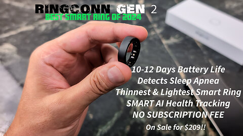 RingConn Gen 2 Smart Ring : The LONGEST Battery of ANY RING!