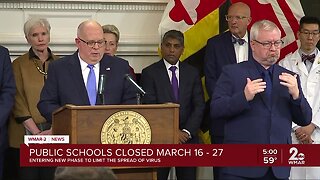 Governor Hogan closes all public schools until March 27