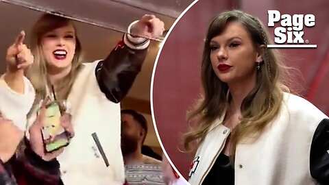 Watch the adorable moment Taylor Swift spots Travis Kelce on the football field