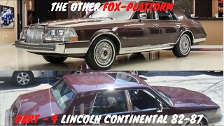 Other Fox Platform / Chassis Lincoln Continental Part - 4