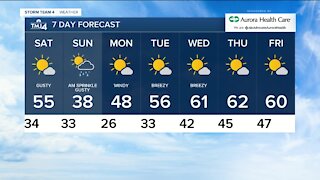 Skies stay clear Friday night with temps in the low 30s