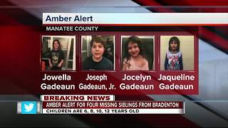 AMBER Alert issued for four Manatee County children