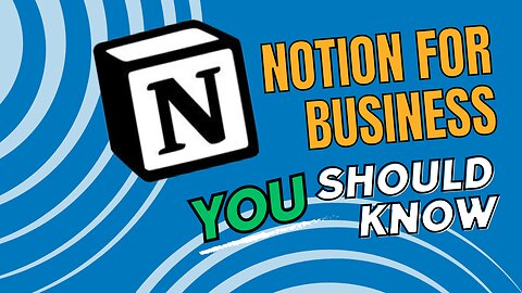 How to use Notion for business | With free Notion templates!