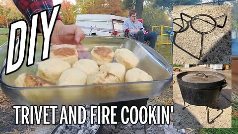 DIY Trivet and Fall Fire Cookin’!! - E113