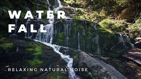 Relaxing Natural Waterfall video with Water Sounds