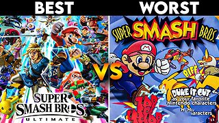 The most controversial ranking of the super smash brothers series #supersmashbros