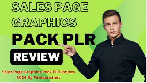 Sales Page Graphics Pack PLR Review | Bonus Worth $997 || all reviews 24